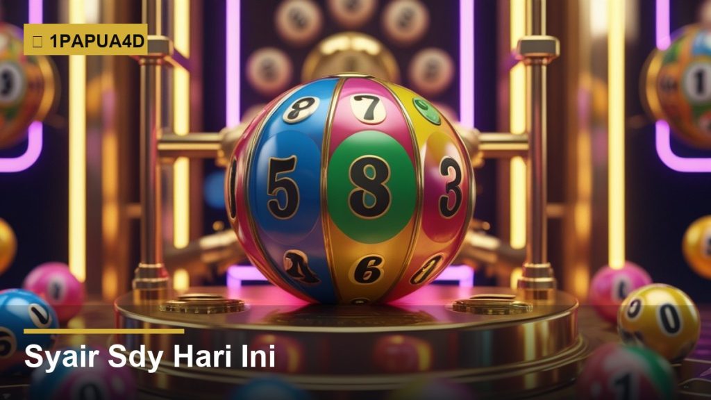 Syair Sdy Hari Ini